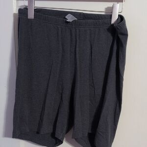 Old Navy Gray Bike Shorts Elastic Waist